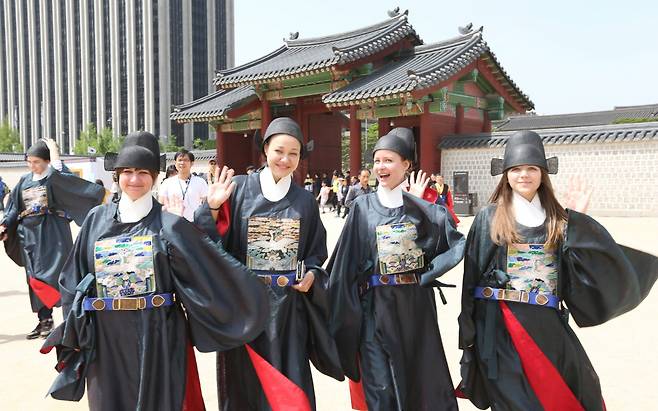 외국인 관광객의 한국전통 체험