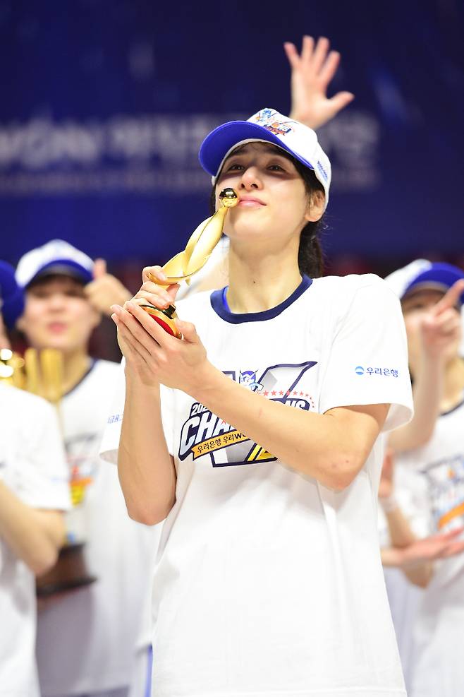 챔피언결정전 MVP 김단비. WKBL 제공