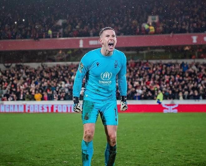 ▲ 딘 헨더슨. ⓒ노팅엄 포레스트 공식 SNS 갈무리