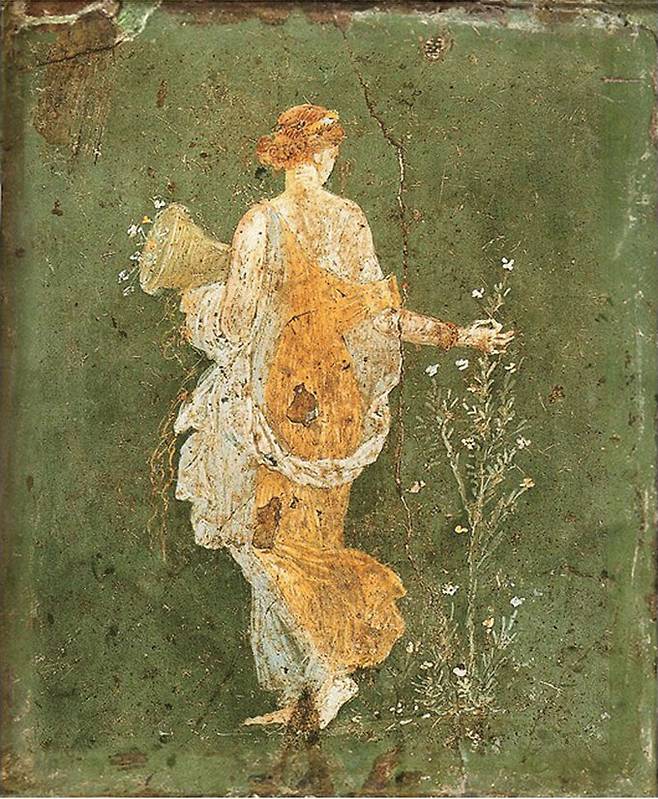 ‘꽃을 따는 처녀’ 나폴리, 국립박물관