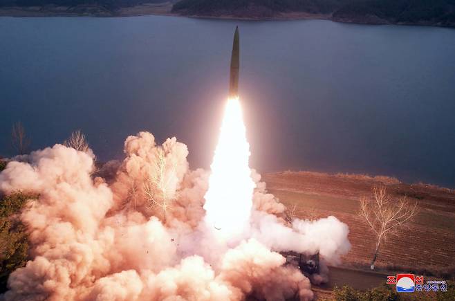 북한, 단거리탄도미사일 발사 ⓒ연합뉴스