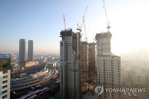 광주 화정아이파크 붕괴사고 현장 타워크레인 [연합뉴스 자료사진]