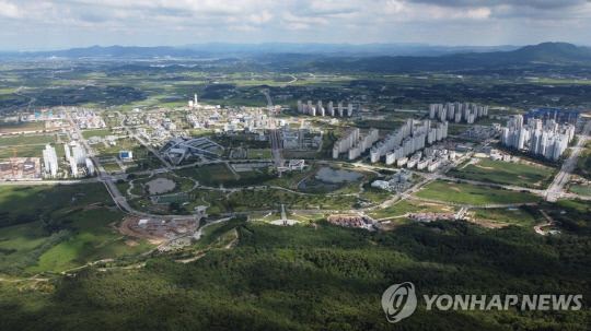 내포신도시. 사진=충남도 제공