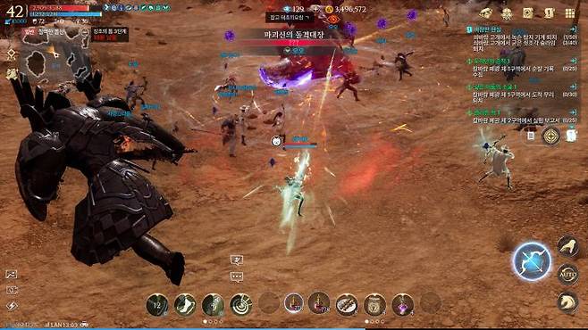 광역 공격만 잘 피하면 보스 레이드도 할만 하다