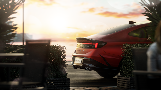 현대자동차는 27일 8세대 쏘나타 디 엣지의 디자인을 공개했다. 현대차 제공