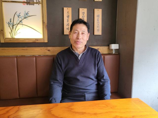 ▲ 안산 이주 도민 강영만씨