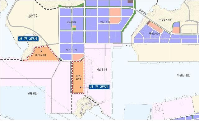 진해신항 서컨테이너부두 배후단지 [부산해수청 제공]