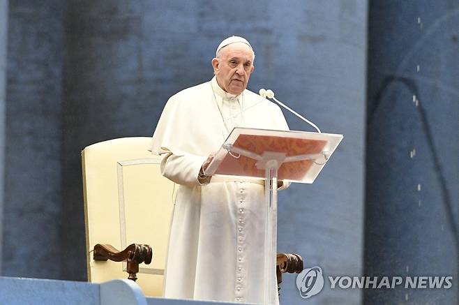 팬데믹이 시작된 2020년 3월 27일 '교황의 기도' [EPA 연합뉴스 자료사진. 재판매 및 DB 금지]