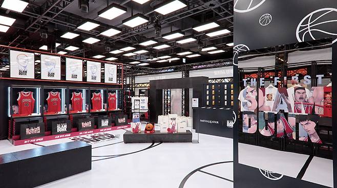 1월 서울 여의도 더현대 서울에서 문을 연 슬램덩크 팝업스토어 [현대백화점 제공]