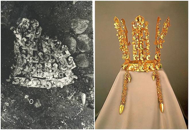 국보 '천마총 금관' [문화재청 국가문화유산포털 제공. 재판매 및 DB 금지]