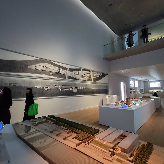 뮤지엄 산 개관 10주년 기념전 '안도 타다오 - 청춘' 전시전경 [헤럴드 DB]