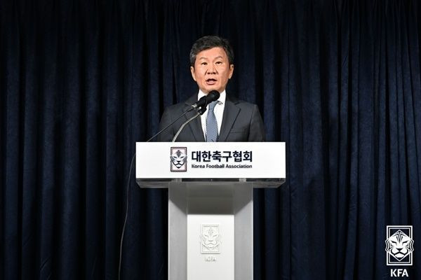 정몽규 회장 / 사진=대한축구협회 제공