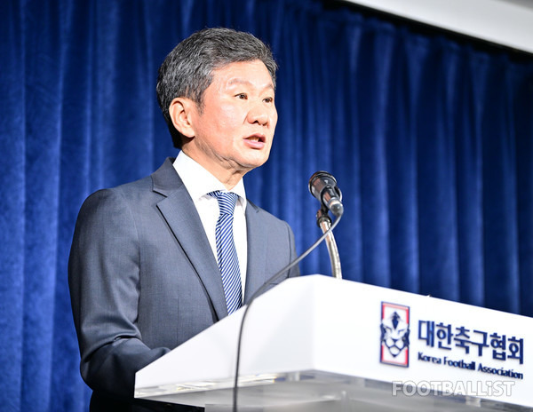 정몽규 대한축구협회 회장. 서형권 기자