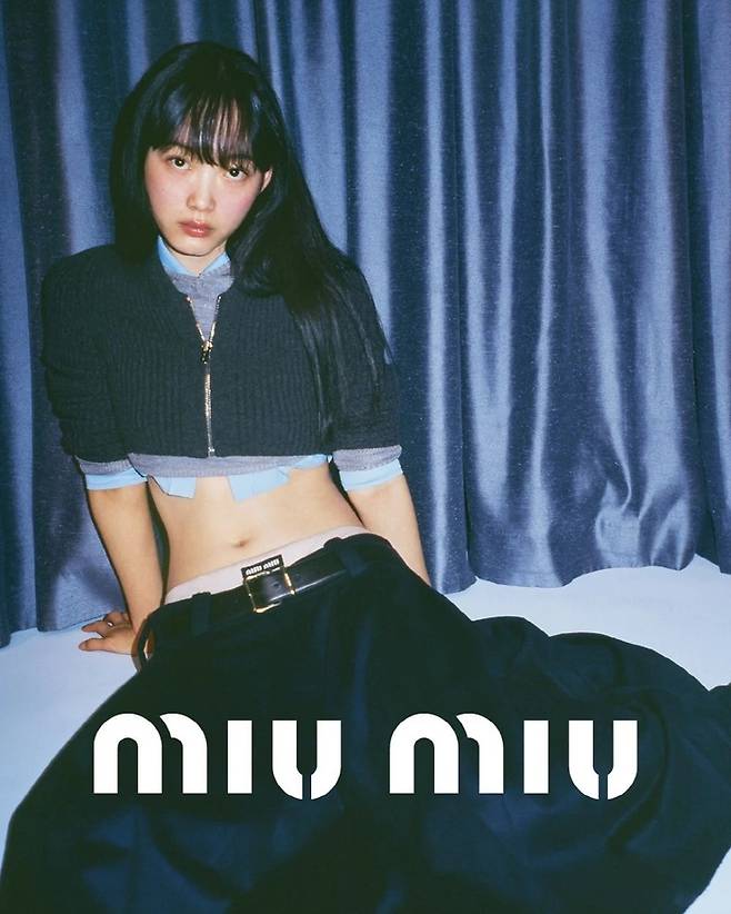 <오징어게임> 출연 이후 미우미우 앰배서더가 된 배우 이유미.