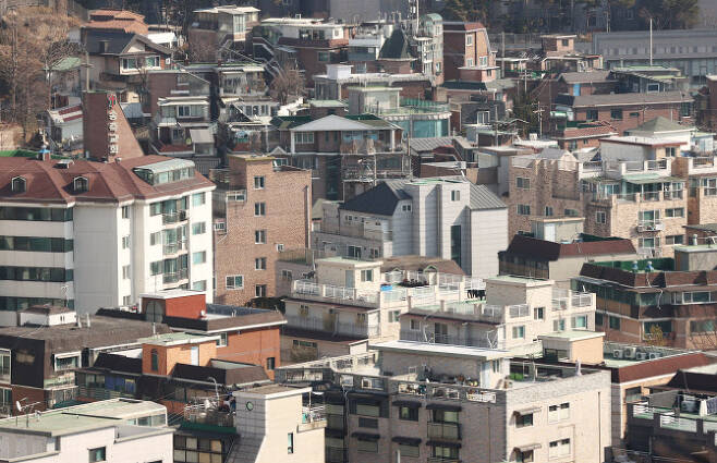 서울 은평구의 한 빌라촌 모습.(사진=연합뉴스)