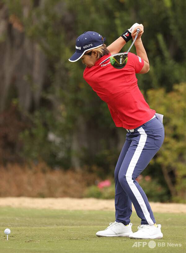2023년 일본여자프로골프(JLPGA) 투어 야마하 레이디스 오픈 가쓰라기 대회 우승을 차지한 아나이 랄라. 사진제공=ⓒAFPBBNews = News1
