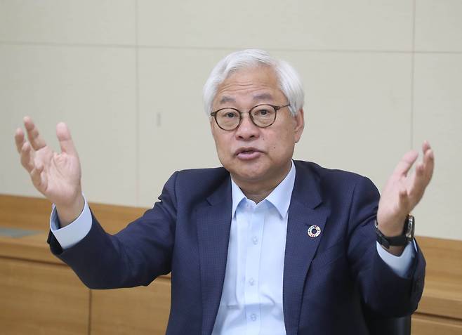 이태식 신임 과학기술총연합회 회장. / 장련성 기자