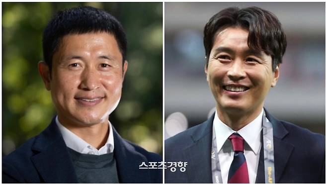 대한축구협회 부회장 이영표(왼쪽)-이동국. 스포츠경향DB