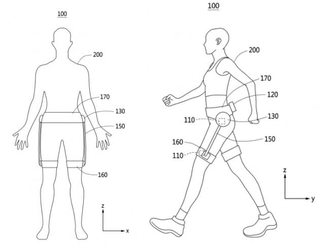 삼성전자가 지난달 출원한 특허 ‘보행 보조 방법 및 이를 수행하는 장치들’ 중 (사진=특허청)