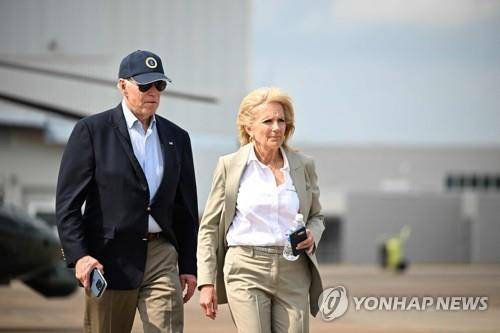 조 바이든 미국 대통령 부부 [AFP 연합뉴스 자료사진. 재판매 및 DB 금지]