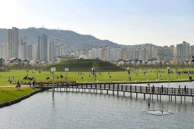 순천만정원박람회 핵심 콘텐츠인 오천그린광장 / 사진=순천시청 제공