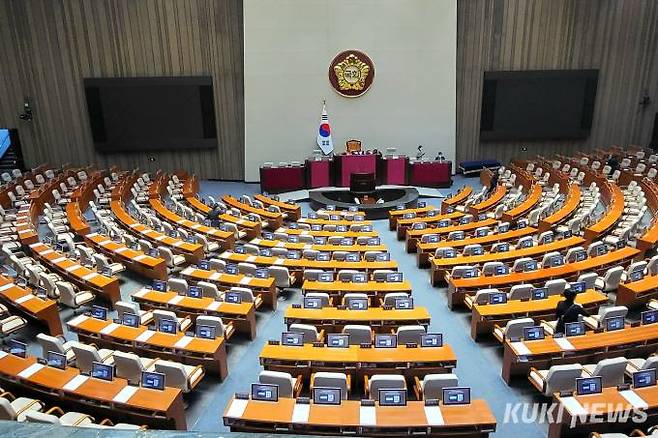 국회 본회의장.   사진=최은희 기자