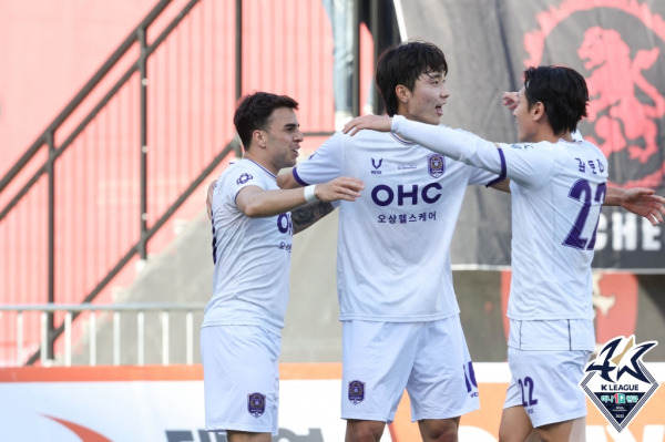 3연승을 달린 FC안양.(사진=프로축구연맹)