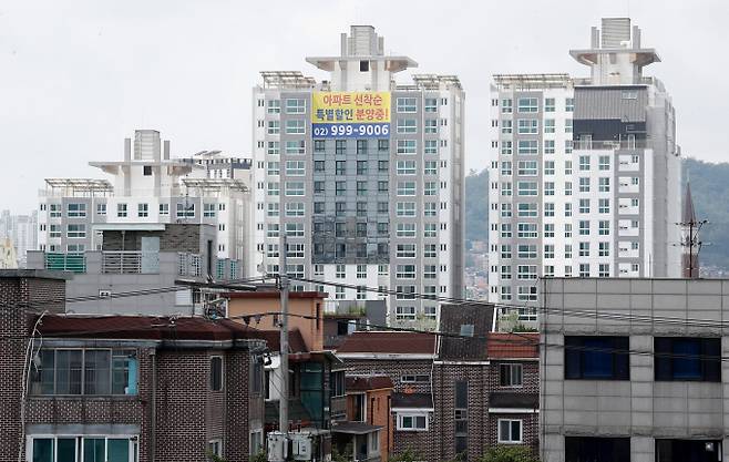 서울 강북구 수유동에 있는 '칸타빌수유팰리스'. 해당 단지는 본청약 진행 후 1년이 지났지만 여전히 공실이 많은 상황이다. /사진=뉴스1