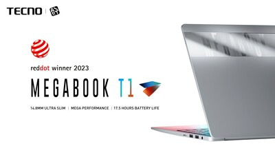 MEGABOOK T1, RED DOT WINNER 2023