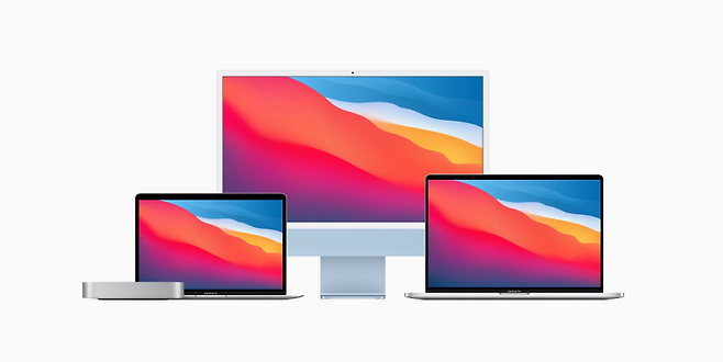 기존 맥 라인업. 사진=애플