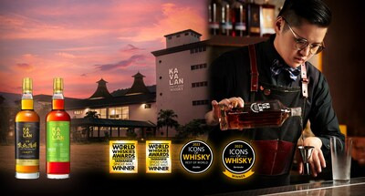 James Lin of Kavalan Whisky Bar, the winner of "Bartender of the Year"