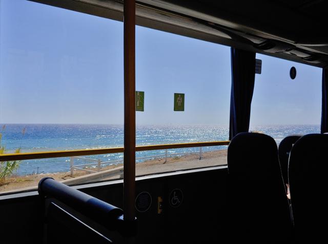 스페인 네르하에서 말라가로 이동하던 버스 안. 모아람 작가 제공
