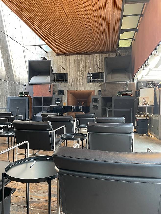 Interior of Music Space Camerata (Park Ga-young/The Korea Herald)