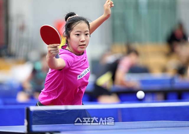 신유빈. 대한탁구협회