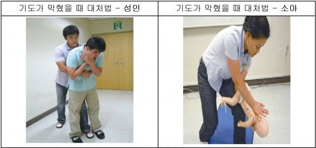 하임리히법. 보건복지부 제공