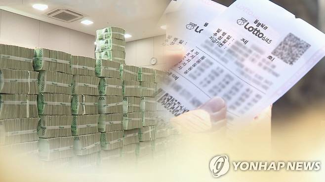 "작년 5월 추첨 로또 1등 당첨금 35억·23억원 찾아가세요"(CG) [연합뉴스TV 제공]