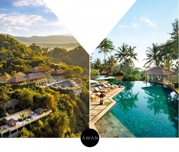 ‘평화로운 영혼’이라는 뜻을 가진 아만다리. 우붓에 위치한 아만다리는 발리 전통 건축 양식에 따라 지어졌다.  /아만리조트 제공