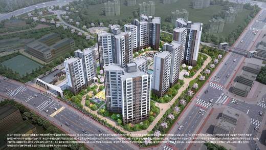 파주운정신도시 디에트르 센트럴 /사진제공=대방건설