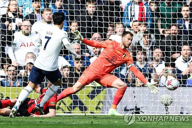 손흥민의 골 장면 [AFP=연합뉴스]