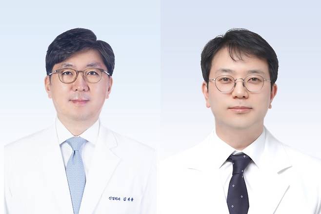 분당서울대병원 신경외과 김재용 교수(왼쪽), 황기환 교수.[사진제공=분당서울대병원]