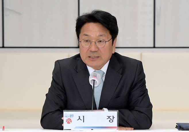 [광주=뉴시스] 강기정 광주시장 *재판매 및 DB 금지