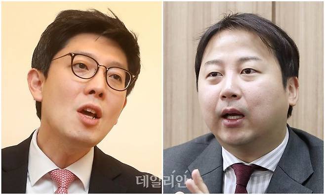 국민의힘 김병민 최고위원(좌)과 장예찬 청년최고위원(우) ⓒ데일리안