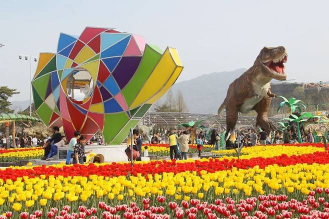 경남 고성군 당항포관광지.