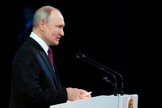 블라디미르 푸틴 러시아 대통령. AP 뉴시스