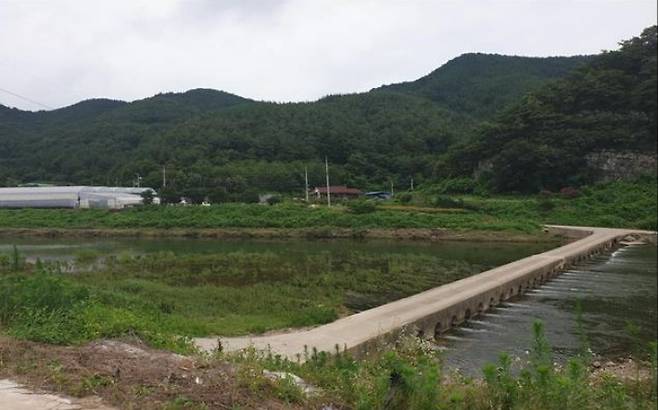 합천 안동세월교. 경남도청 제공