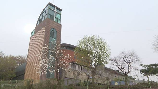 인천 강화군 양사면 교산리에 자리한 대한기독교감리회 강화교산교회 외경
