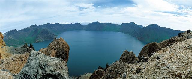 백두산 천지. 이미지투데이