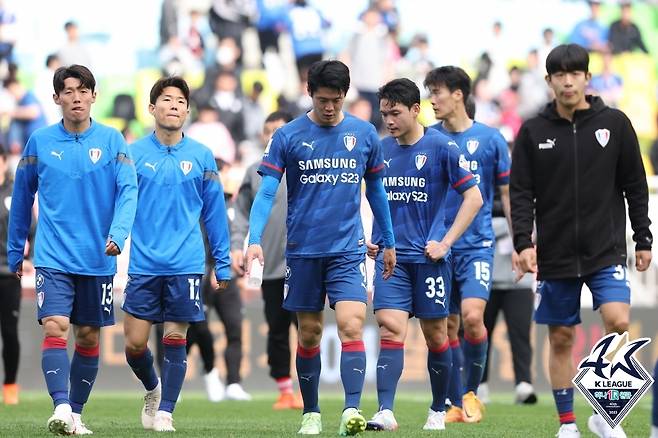 개막 후 무승인 수원 삼성 (한국프로축구연맹 제공)