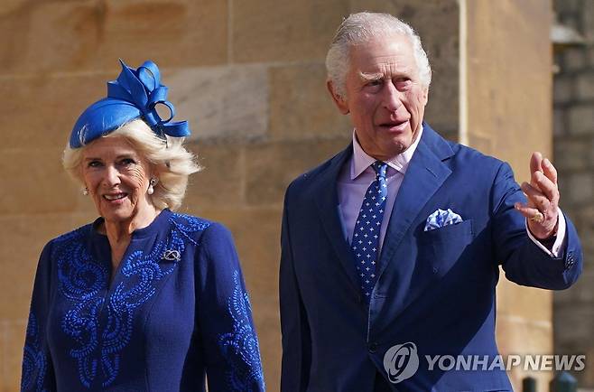 영국 찰스 3세 국왕과 커밀라 왕비 [AFP 연합뉴스 자료사진. 재판매 및 DB 금지]