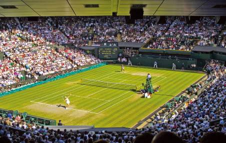 윔블던 테니스 경기장 전경